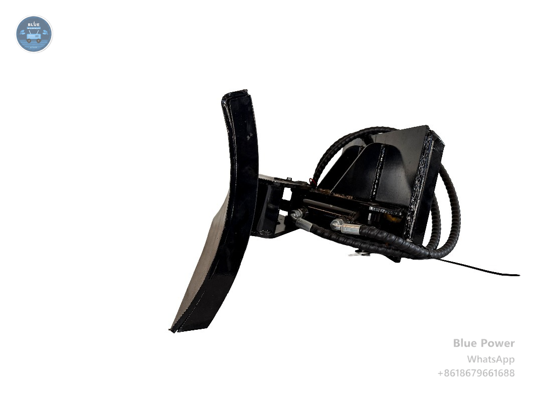 Mini Bulldozer Attachments - ใบมีดรถดันดินสำหรับรถตักขนาดเล็กและรถขุด ขนาดกว้าง 60 นิ้ว พร้อมมอเตอร์และชุดเกียร์ เครื่องมือระดับมืออาชีพสำหรับ