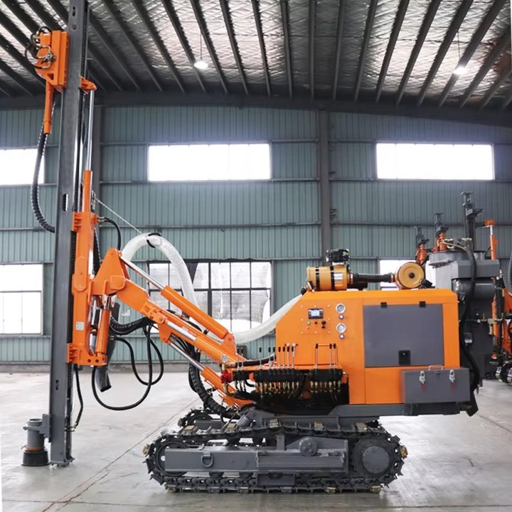 Heavy Equipment Drilling Rig - เครื่องเจาะไฮดรอลิกแบบตีนตะขาบสำหรับงานหนัก รุ่น DTH สำหรับการเจาะหลุมระเบิดในงานขุดเหมืองแบบเปิดและอุปกรณ์สำหรับงานเจาะหินในเหมืองหิน