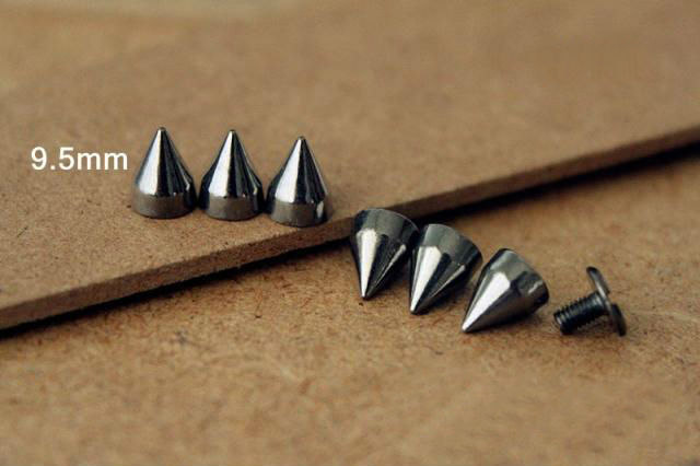 Road Crack Sealing Machine - 50Pcs 7*9.5มม.ปืนสีดำโลหะBullet Punk Rock Rivets StudsและSpikesสำหรับเสื้อผ้าแฟชั่นหนังอุปกรณ์เสริมTachuelas