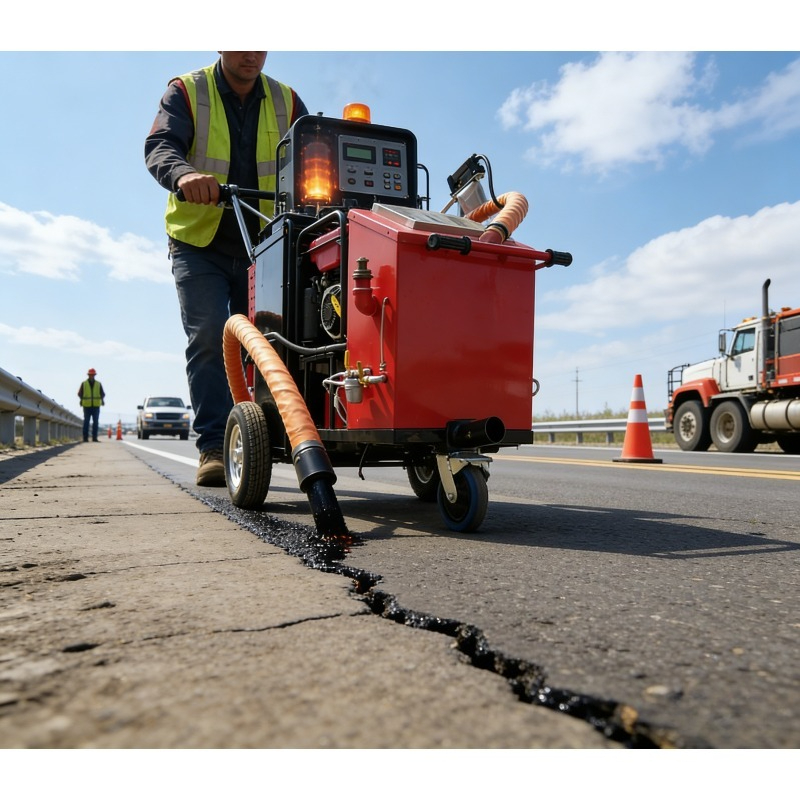 เครื่องซีลรอยร้าวอัตโนมัติระบบ - Road Crack Sealing Machine บทวิจารณ์และราคา