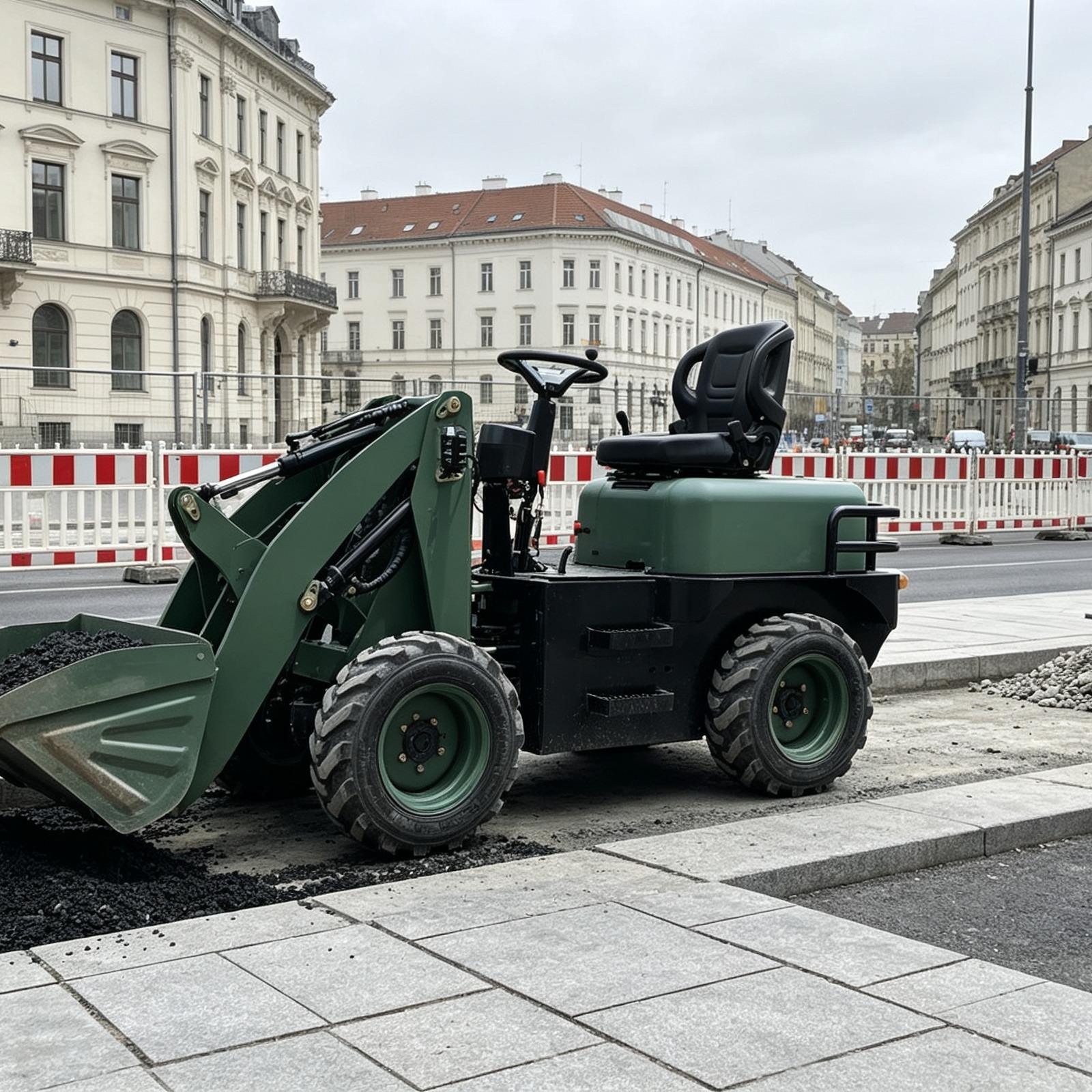รถแทรกเตอร์ล้อยางสำหรับงานสวน  - Mini Bulldozer Attachments บทวิจารณ์และราคา