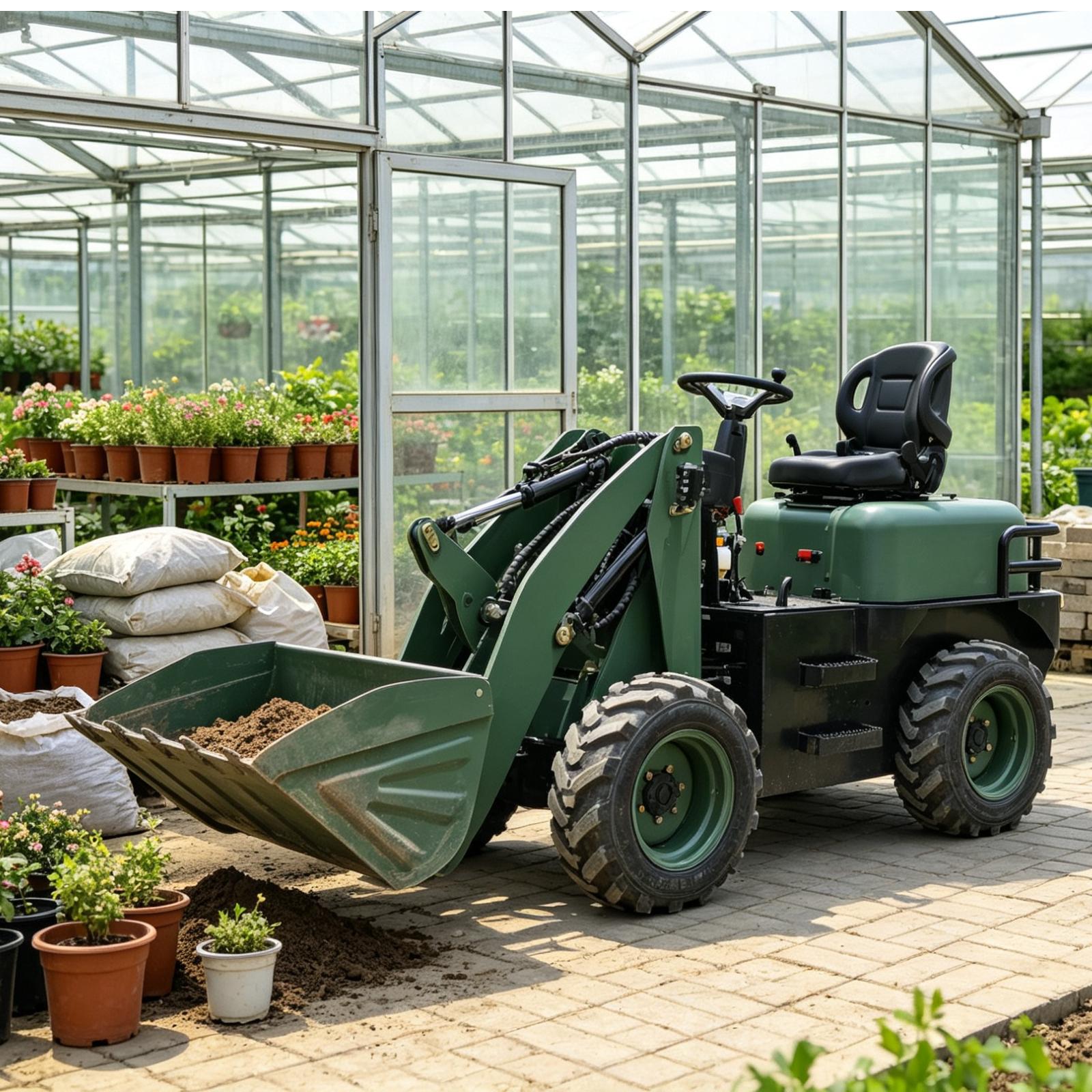รถแทรกเตอร์ล้อยางสำหรับงานสวน  - Mini Bulldozer Attachments บทวิจารณ์และราคา