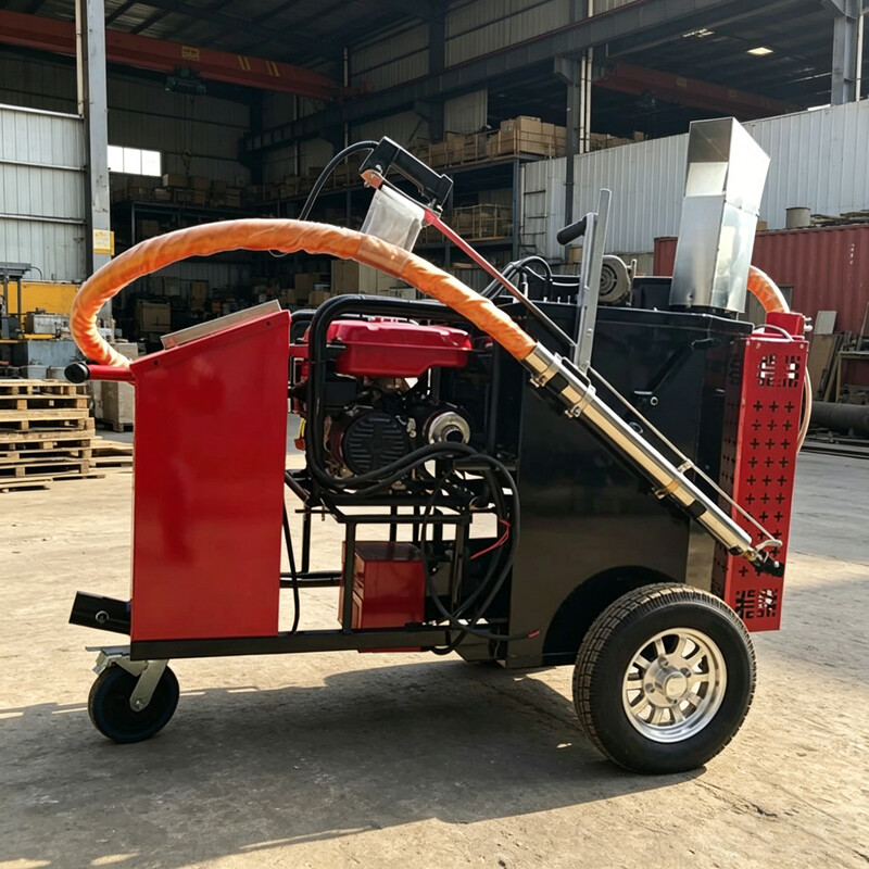 เครื่องซีลรอยร้าวคอนกรีตแบบกำห - Road Crack Sealing Machine บทวิจารณ์และราคา