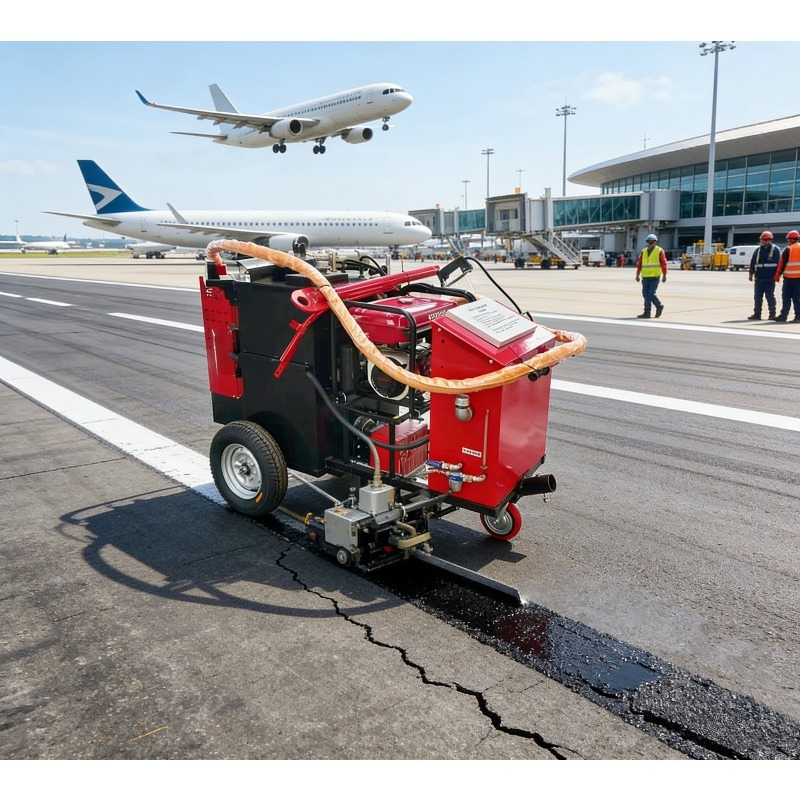 เครื่องซ่อมรอยร้าวถนนประสิทธิภ - Road Crack Sealing Machine บทวิจารณ์และราคา