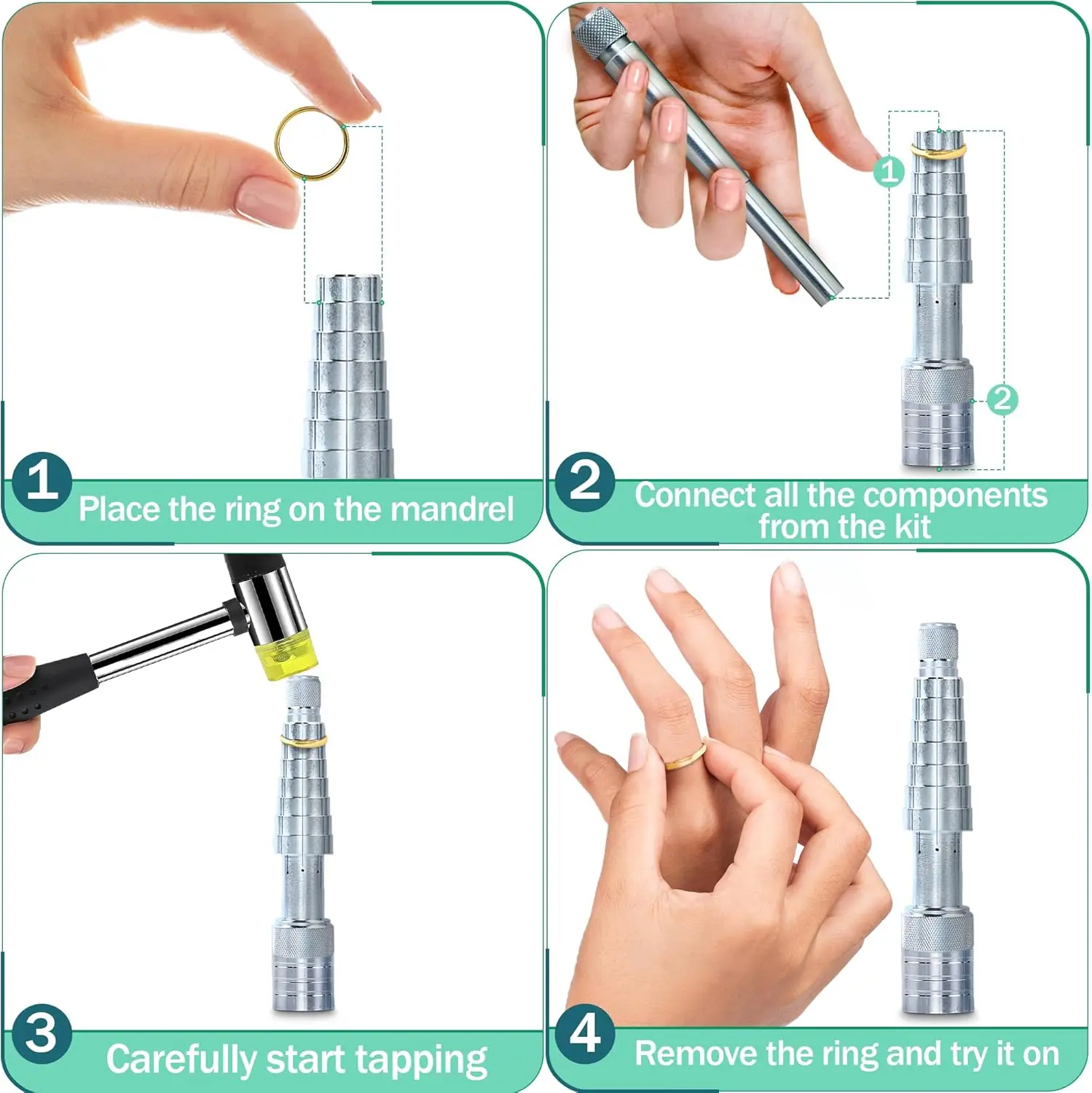 เครื่องมือปรับขนาดแหวนแบบมืออา - Heavy Equipment De บทวิจารณ์และราคา
