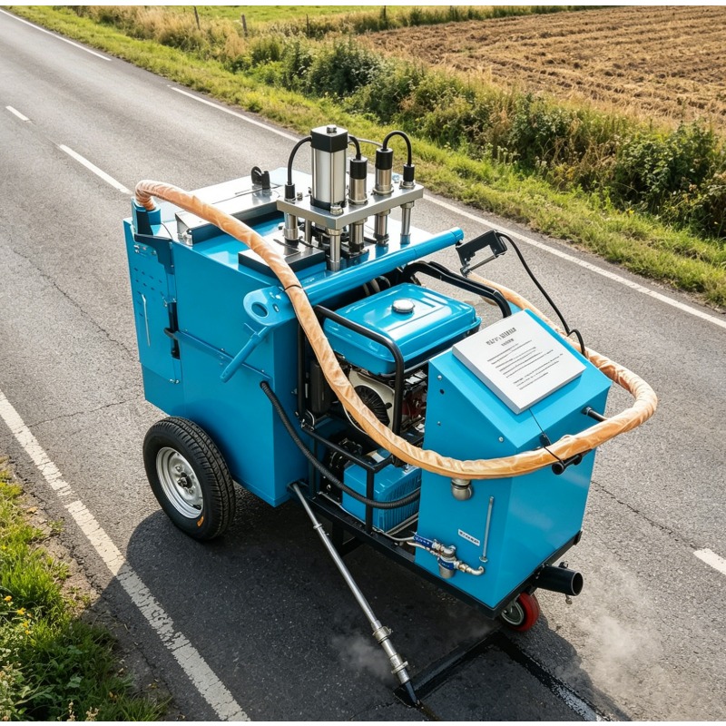 เครื่องซีลรอยร้าวแบบกำหนดเองได - Road Crack Sealing Machine บทวิจารณ์และราคา