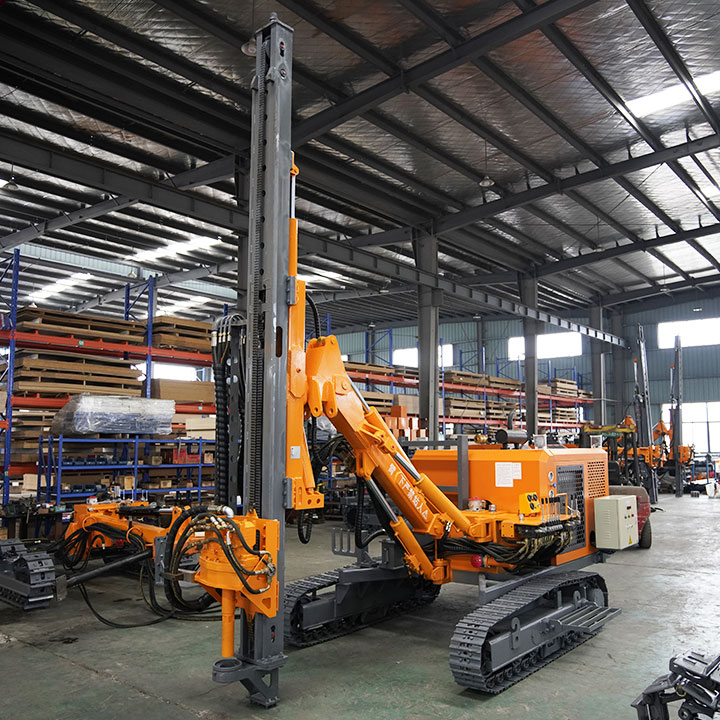 เครื่องเจาะไฮดรอลิกแบบตีนตะขาบ - Heavy Equipment Drilling Rig บทวิจารณ์และราคา